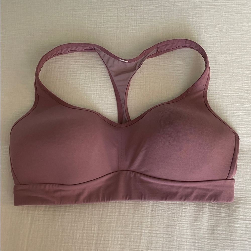 Lululemon Sports Bra Mauve Siz 10 Racerback